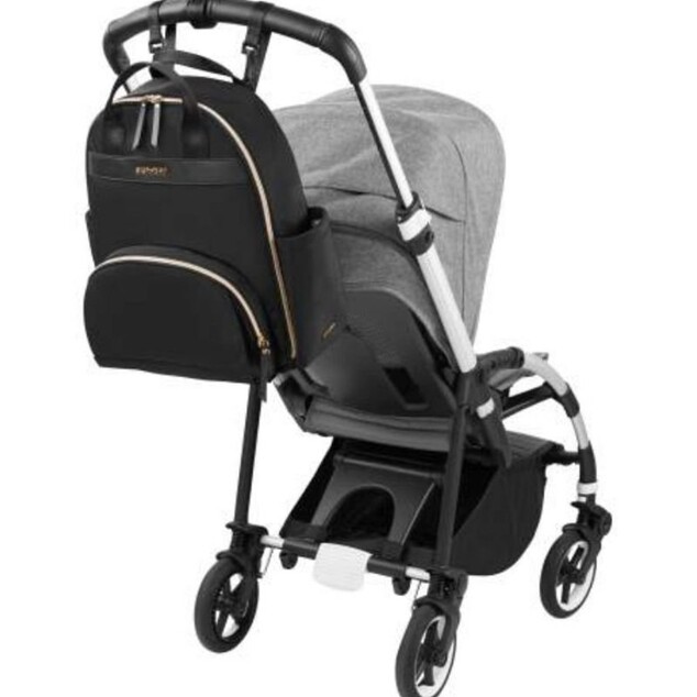 SKIP HOP Wickeltasche / Rucksack Envi-Luxe Black