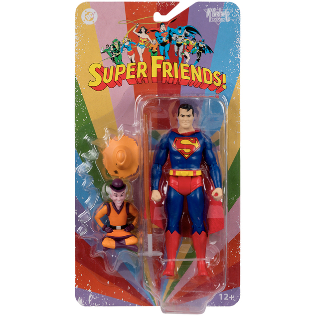Akcijska figura DC Retro Superman i Mr. Mxyzptlk (Super Friends) – 15 cm (McFarlane Toys)