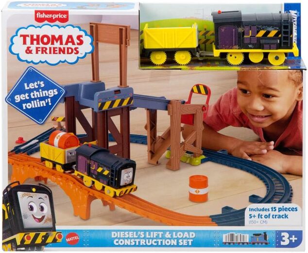 Mattel Fisher Price Tomáš a priatelia Dieselov stavebný a nákladný set