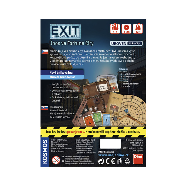 Exit úniková hra: Únos vo Fortune City