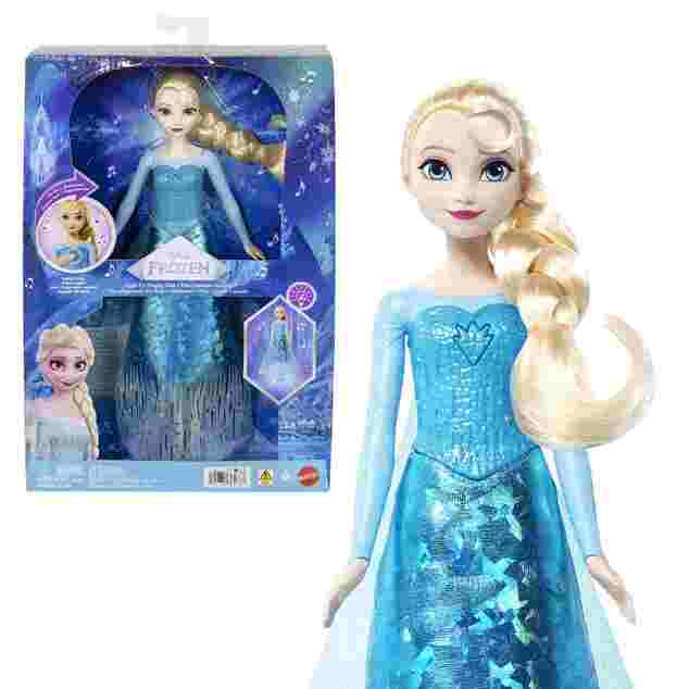 Mattel Frozen bambola Elsa che canta in inglese con luce