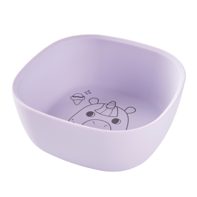 SKIP HOP Ciotola in silicone Besties Squad Purple, 2 anni+