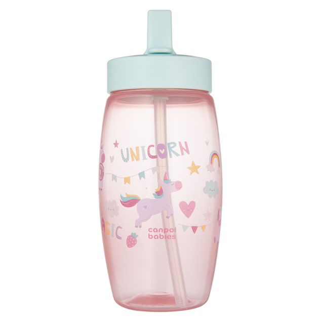 Canpol Babies Fľaša športová so sklápacím náustkom Unicorns 400ml