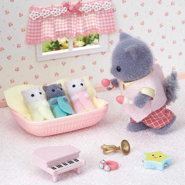 Sylvanian Families Trillizos gatos persas
