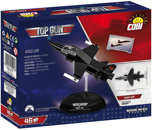 Cobi TOP GUN MIG-28, 1:300, 49 pzs