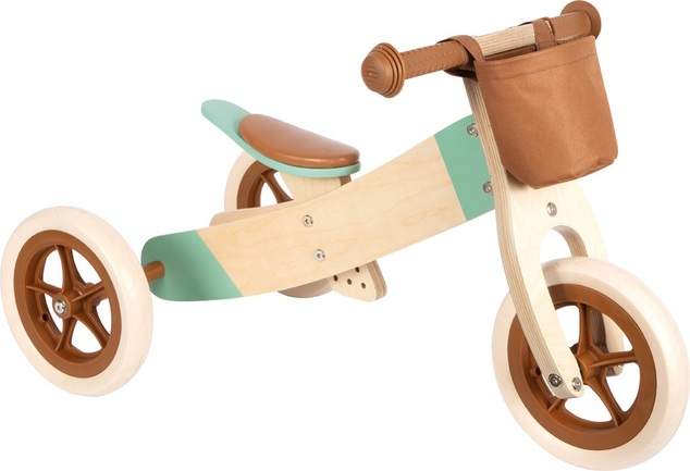 Kleiner Fuß Holz Laufrad Maxi 2 in 1 braun