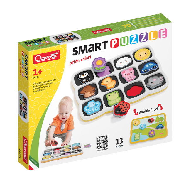 Quercetti Smart Puzzle - Prvé farby a slová