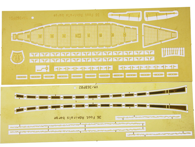 Vanguard Models admirálsky čln 36" 1:64 kit