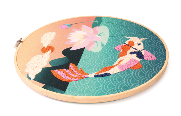 GRAINE CREATIVE Sada punch needle Ryba