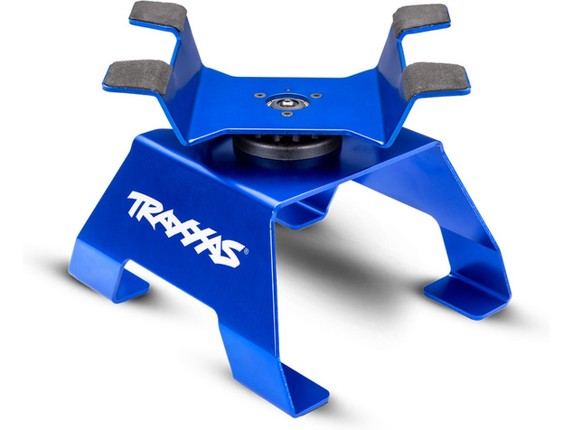 Traxxas stojanček na autá malý modrý