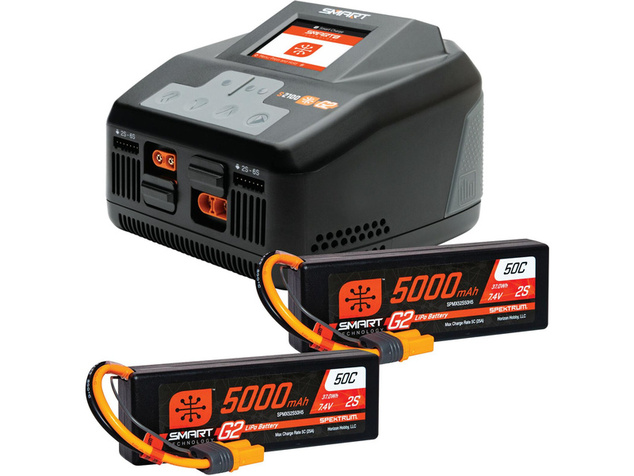 Smart Powerstage G2 Car 4S Spektrum 5000mAh 2S IC5 (2), S2100