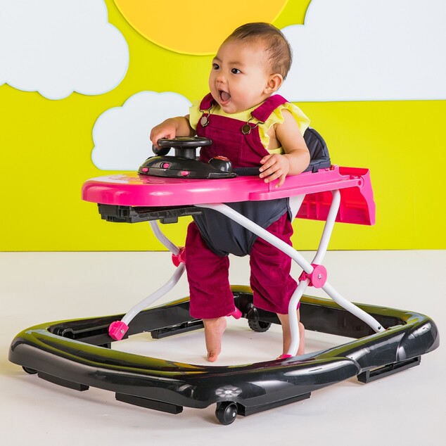Walker 3in1 Ford Mustang Rosa 6m+, fino a 11kg