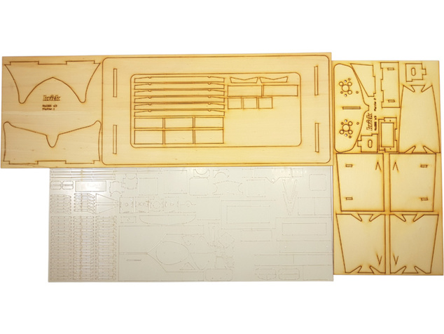 ROMARIN Policijski čamac W3 s dodacima 1:25 kit