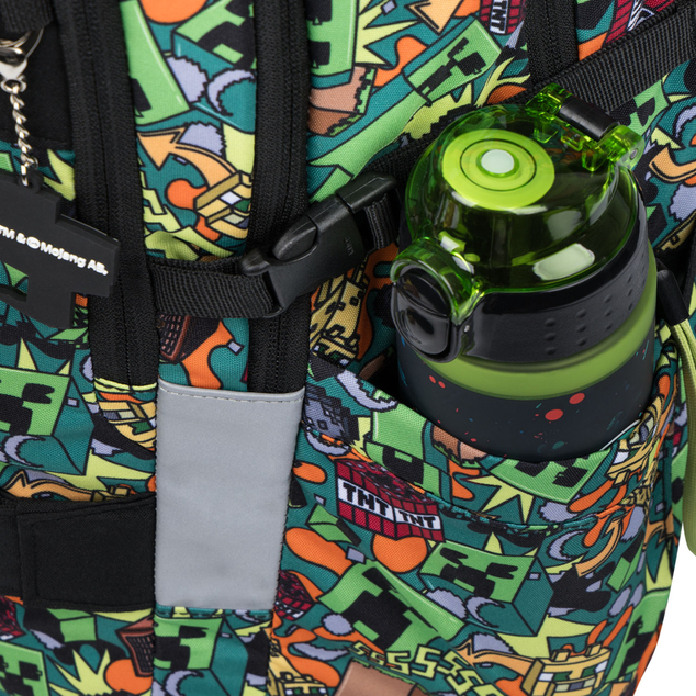 BAAGL Zaino scolastico Skate Minecraft Chaos