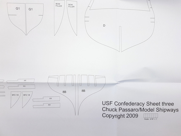 Model Shipways USF Confederacy 1778 1:64 komplet