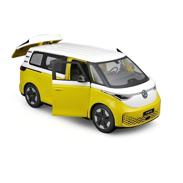 Maisto - 2023 Volkswagen ID.Buzz, bílý, metalická žlutá, 1:24