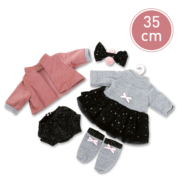 Llorens 535S SARA - realistická bábika s mäkkým látkovým telom - 35 cm
