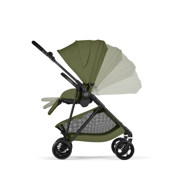 CYBEX Športový kočík Melio Carbon Moss Green Gold