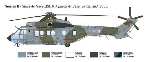Model Kit helicóptero 91096 - AS332 Super Puma (1:72)