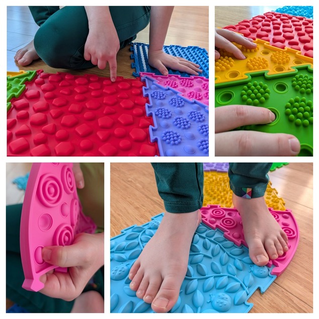 Ortopedek - tapis sensoriels 9 pcs