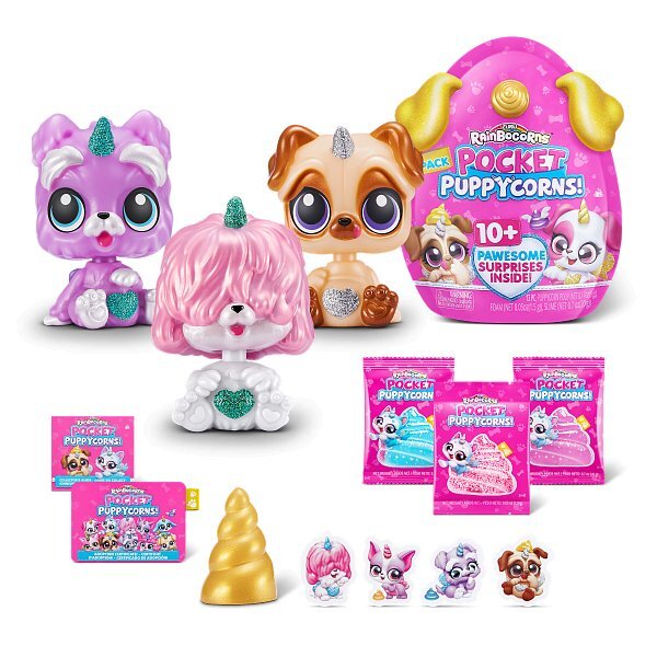 Zuru Rainbocorns: Mini Hund - 3er-Pack
