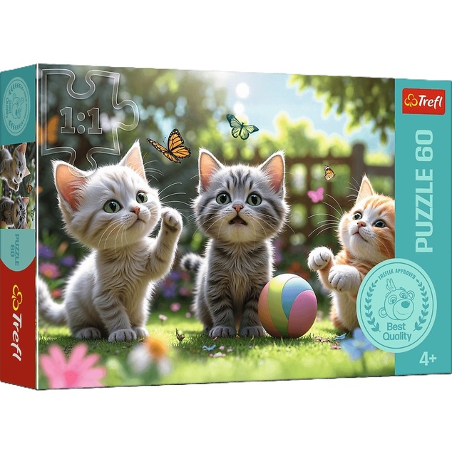 Trefl Puzzle 60 Drei Kätzchen
