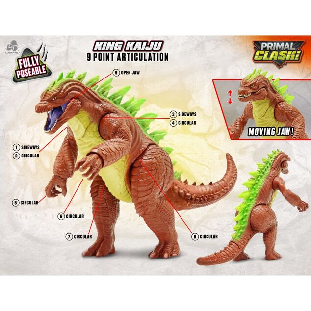 Primal Clash King Kaiju Figur 43 cm