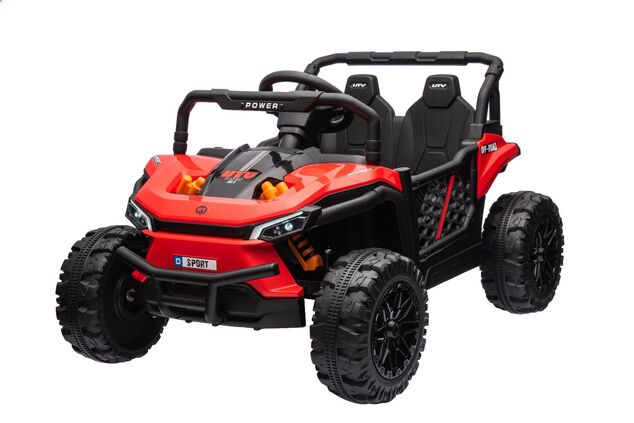 Elektrické autíčko UTV Small 12V, červené, Pohon zadných kolies, 12V batéria