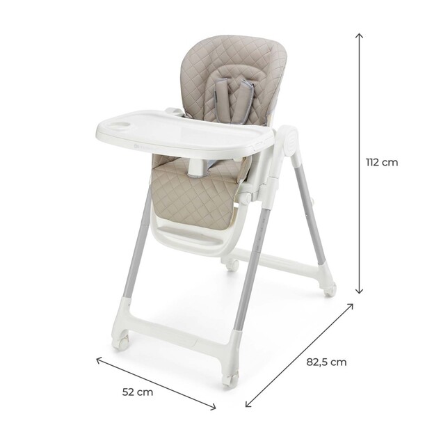 KINDERKRAFT Stolička jedálenská Tulo Beige