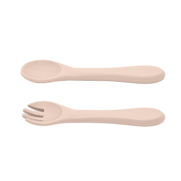 PETITE&amp;MARS Set jedálenský silikónový TAKE&amp;MATCH 3 ks Desert Sand 6m+