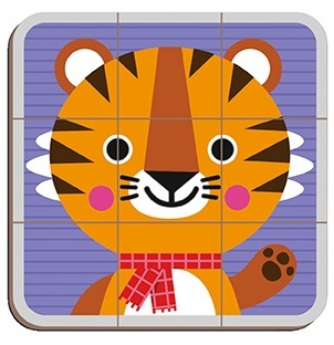 Janod Magnetibook Zvieratá Puzzle Magnetická kniha pre deti