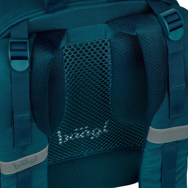 BAAGL Zaino scolastico Core Logo blu GRS