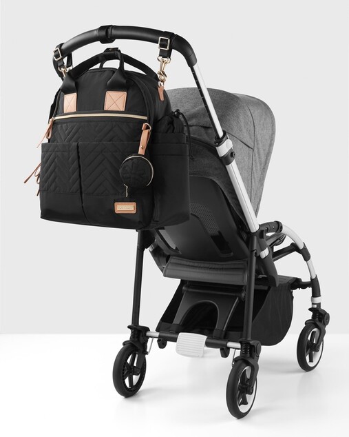 Skip Hop Taška prebaľovacia/batoh 6v1 Suite Set Black