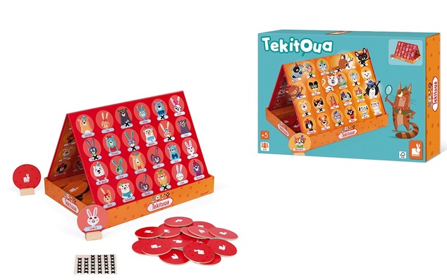 Janod Spoločenská hra pre deti Hádaj kto som magnetická
