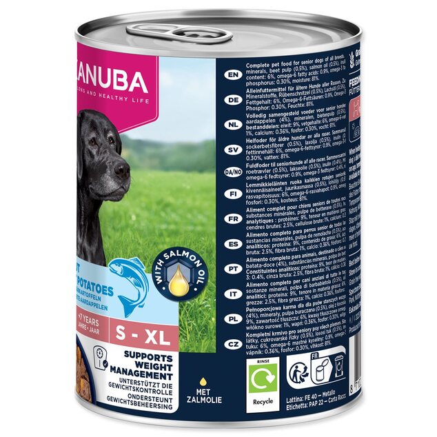 Konzerva EUKANUBA Senior bohatá na pstruha s batátmi 400 g
