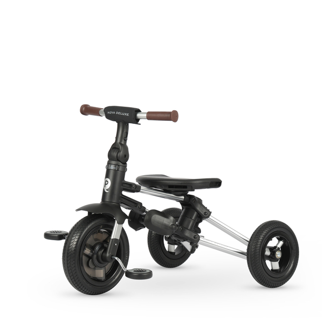 QPLAY Tříkolka Nova Deluxe 5v1 Black, 10-72 měsíců