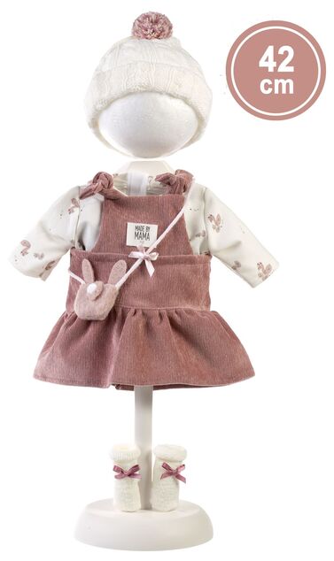 Llorens 422A ALEXANDRA - realistická bábika so zvukmi a mäkkým látkovým telom - 42 cm