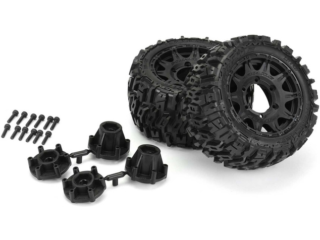 Pro-Line koleso 2.8", pneu Trencher LP, disk Raid H12 čierny (2)