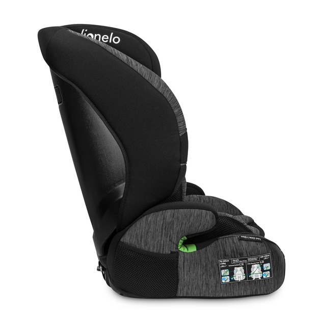 LIONELO Seggiolino Auto Levi One i-Size (76-150 cm) Nero Grigio
