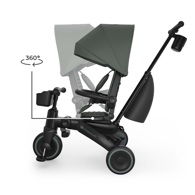 KINDERKRAFT Trojkolka Jazz 3 Green, 9m+