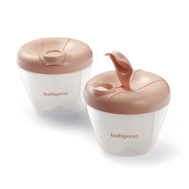BABYONO Dozator de lapte praf Beige