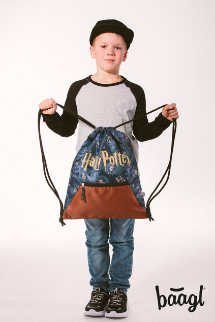 BAAGL Vrecko s priehradkou na zips Harry Potter Rokfort