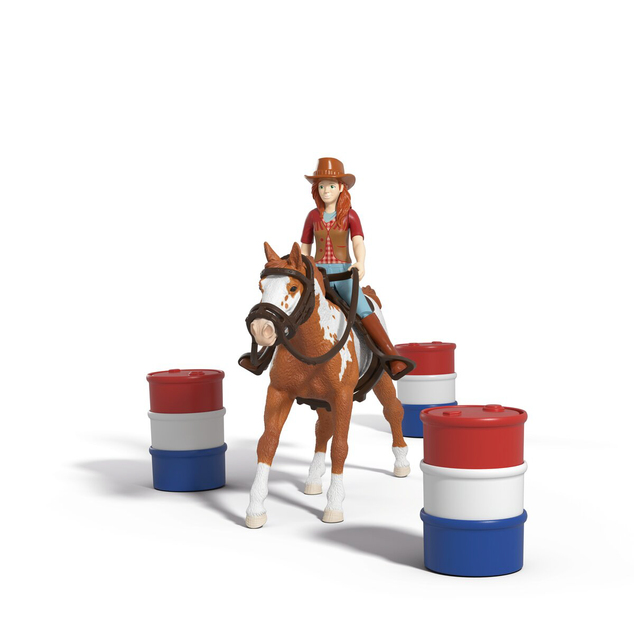 Schleich Hannah cu cal și obstacole - aventură western