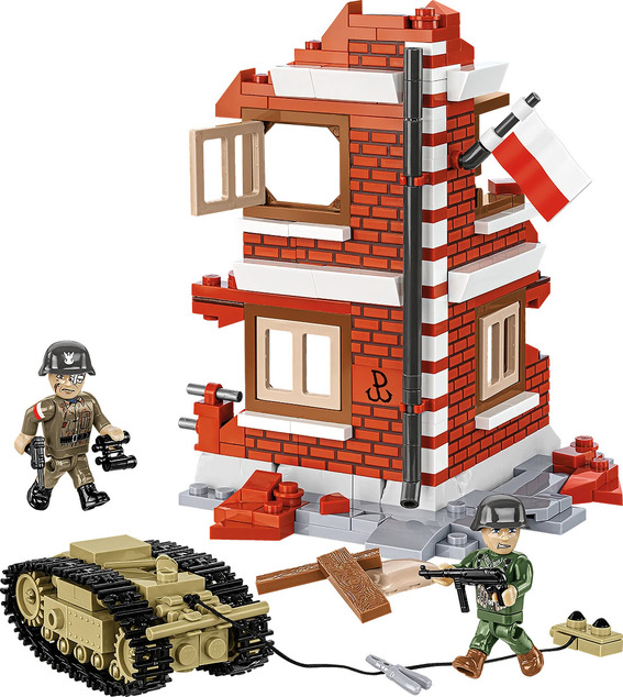 Cobi 2680 II WW GOLIATH лек носач на товар, Варшавско въстание, 1:28, 311 к, 2 ф