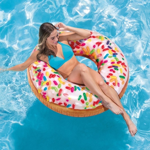 Intex nafukovacie koleso Donutka Rainbow 56263