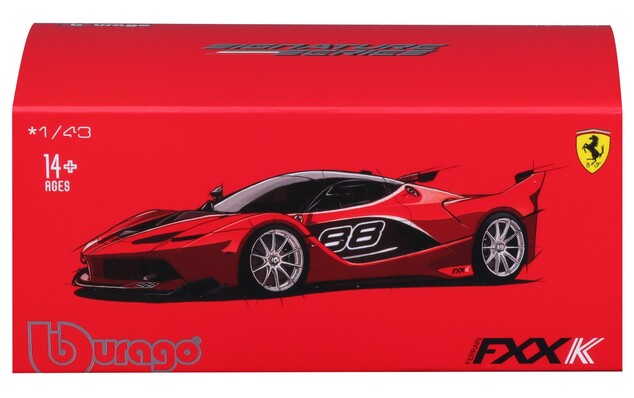 Bburago 1:43 Ferrari Signature Serie FXX K (Nr. 88) Metalic Red