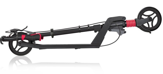 Globber Kolobežka One K 165 BR Black s prednym tlmičom a brzdou, nosnosť 100kg
