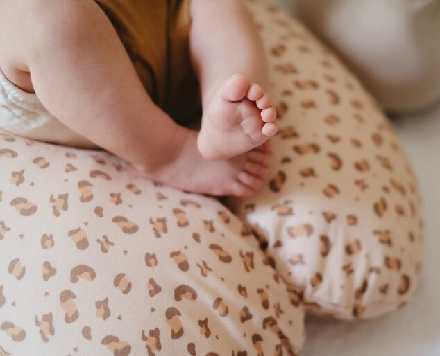 Cuscino gravidanza e allattamento Multirelax 3 in 1 Cotone, Leopardo