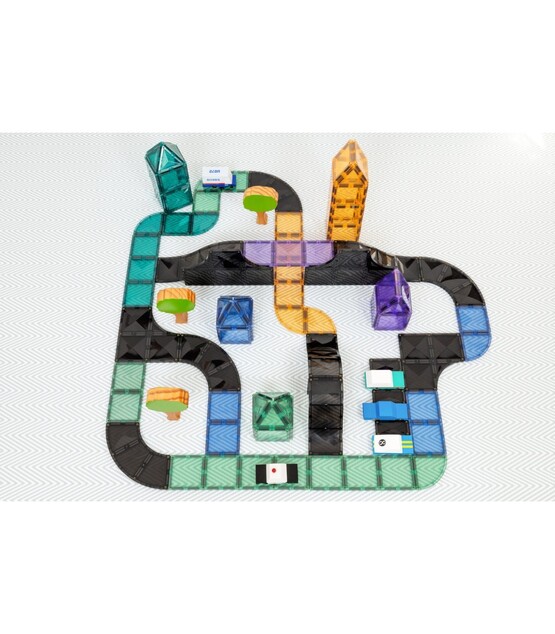 CONNETIX® Ramps &amp; Intersections Pack magnetická stavebnica 16 ks