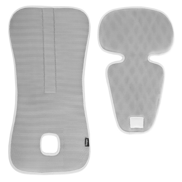 Priedušná podložka do autosedačky Breeze sk. 2/3, Ice Grey